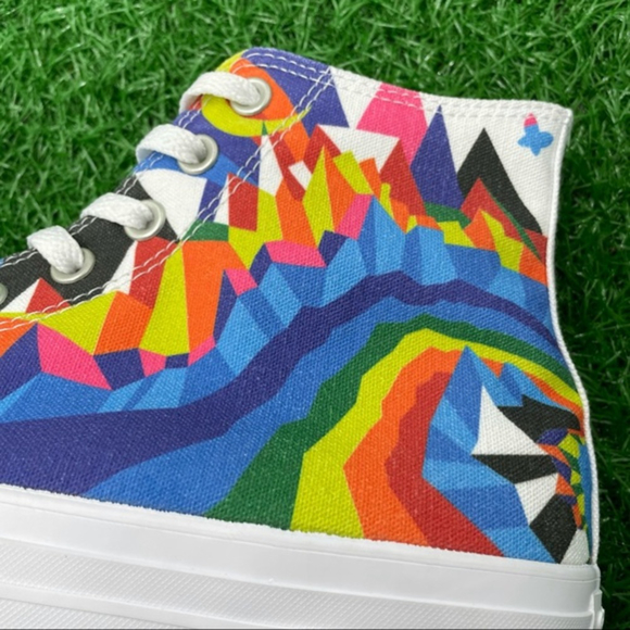 Converse All Star Chuck Taylor Ctas Hi Rainbow Lgbtq Pride - Picture 5 of 8